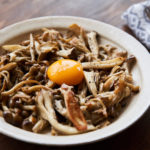 焼ききのこ 卵黄ソースのレシピ