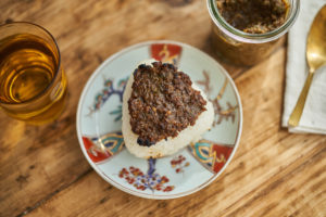 ふきのとう焼きおにぎりのレシピ・作り方