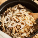 きのことれんこんのみそ炊き込みご飯のレシピ
