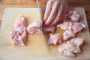 鶏肉の切り方