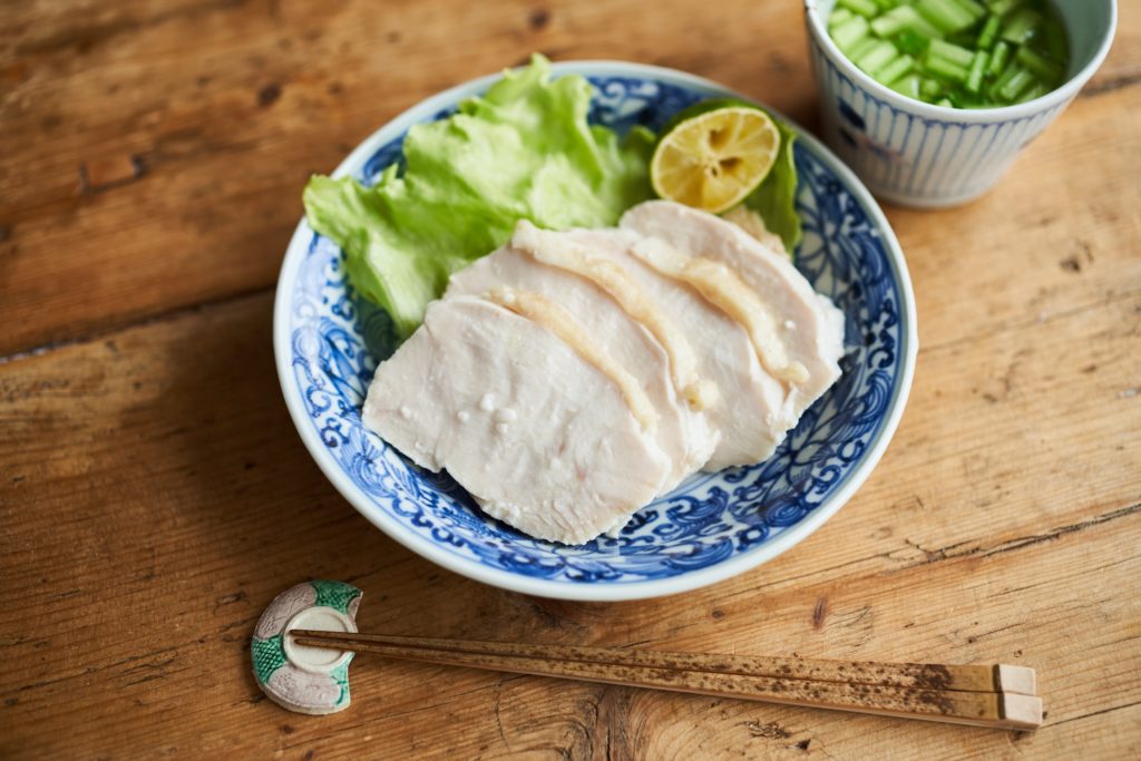塩麹サラダチキンのレシピ・作り方