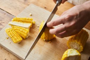 とうもろこしのバターしょうゆ焼き