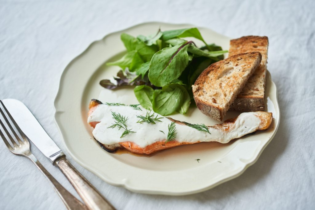 サーモンのヨーグルトグリルのレシピ・作り方