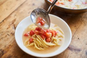 トマトのだしパスタのレシピ・作り方