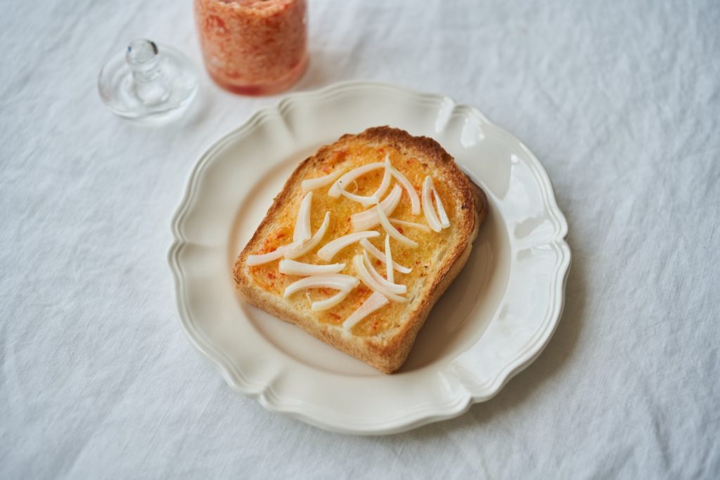 発酵パプリカのオニオントーストのレシピ・作り方