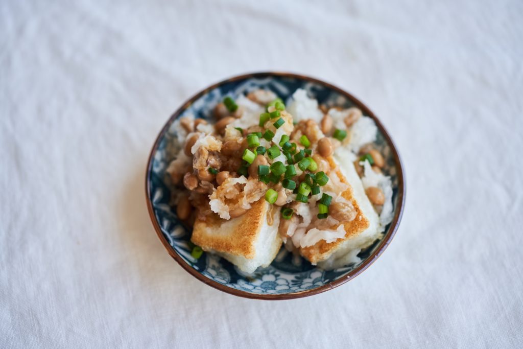 納豆からみ餅のレシピ・作り方