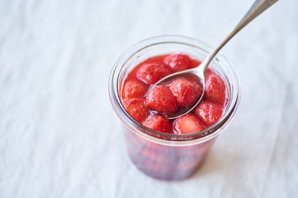 いちごのビネガーコンポートのレシピ・作り方